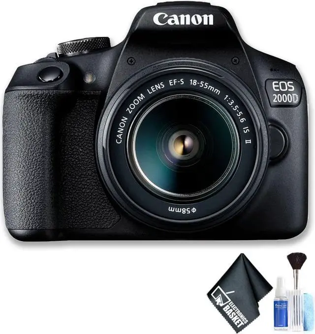 Main image of Canon EOS 2000D with EF-S 18-55mm IS II Lens (Intl Model) Basic Bundle