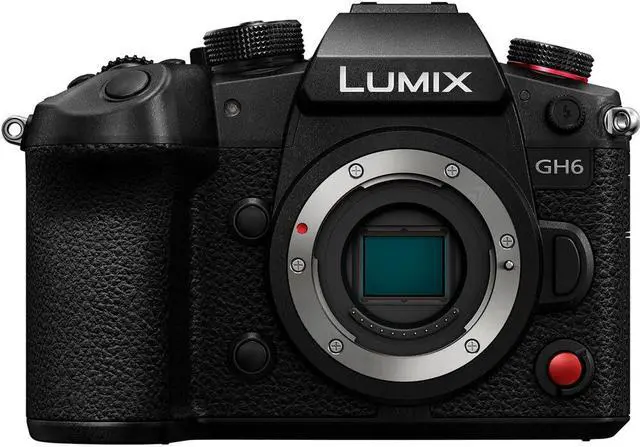 Alt view image 2 of 4 - Panasonic Lumix GH6 Mirrorless Camera + 4K Monitor + VideoMic + 64GB Card + More