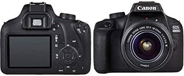 Alt view image 3 of 11 - Canon EOS 4000D / Rebel T100 DSLR Camera with 18-55mm Lens + 64GB Card Ultimate Storage Bundle
