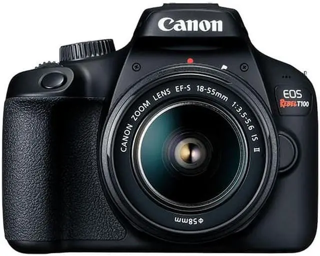 Alt view image 3 of 4 - Canon EOS Rebel T100 / 4000D DSLR Camera with 18-55mm Lens Extreme Mountain Bundle