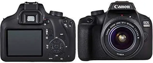 Alt view image 2 of 4 - Canon EOS 4000D / Rebel T100 DSLR Camera With 18-55mm Lens Tripod Bundle