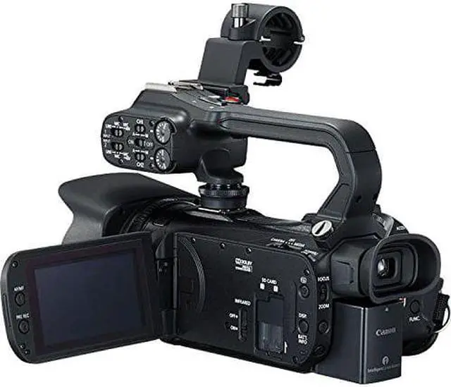 Alt view image 7 of 8 - canon xa15 compact full hd camcorder with sdi, hdmi, and composite output starter accessory bundle