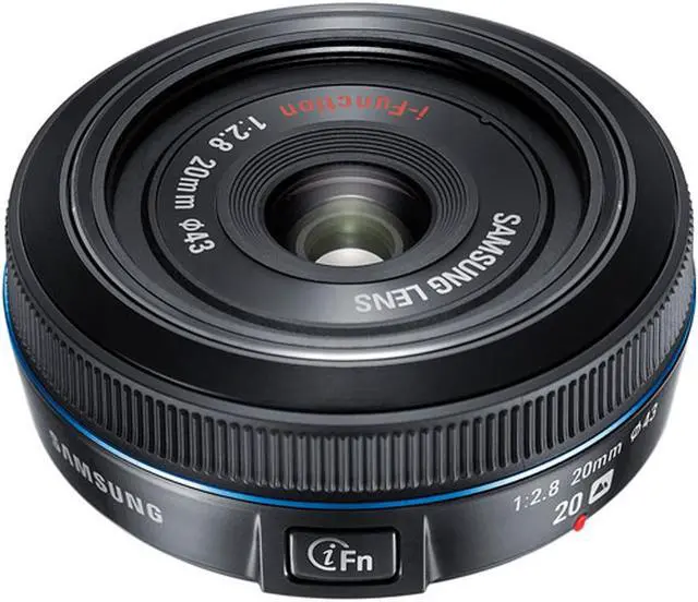 Alt view image 2 of 4 - SAMSUNG 20MM F.8 PANCAKE LENS F/ NX Black - Kit with 64GB Memory Card
