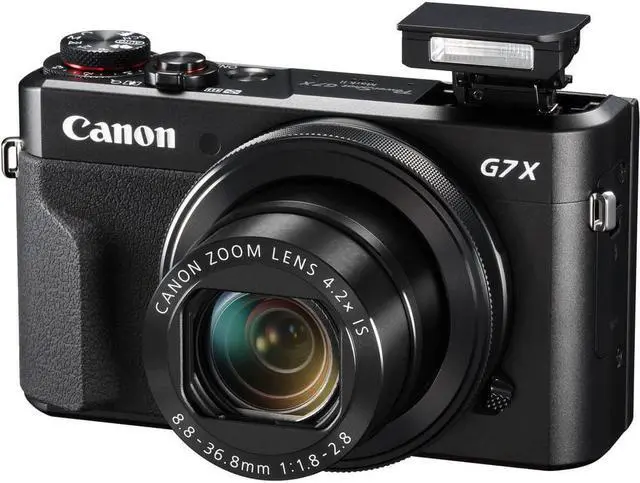 Alt view image 4 of 4 - Canon PowerShot G7 X Mark II Digital Camera (International Model) with Extra Accessory Bundle