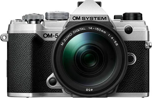 Main image of OM System OM-5 Black Micro Four Thirds System Camera w/ 14-150mm f4.0-5.6 II (Silver)