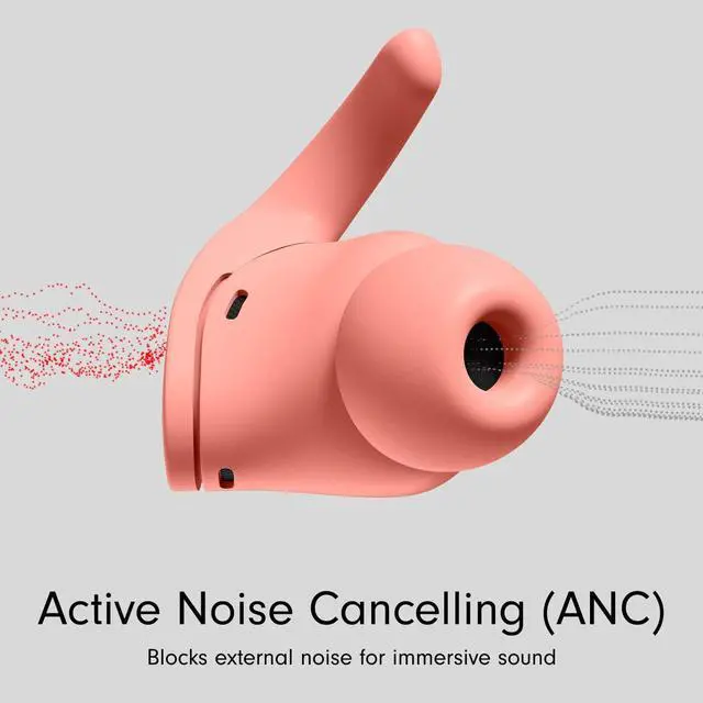Alt view image 4 of 4 - Beats Fit Pro - True Wireless Noise Cancelling Earbuds MPLJ3LL/A - Coral Pink