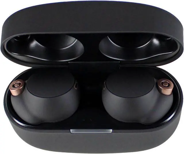 Alt view image 4 of 12 - Sony Noise-Cancelling True Wireless Bluetooth Earbuds - WF-1000XM4 - Black