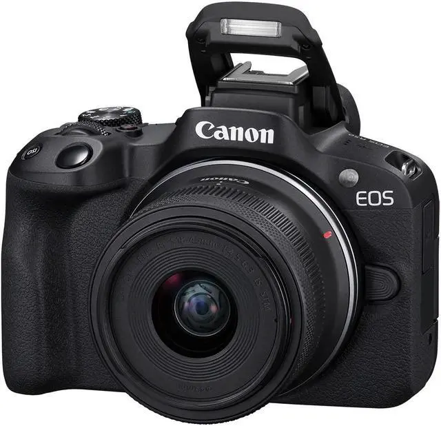Alt view image 10 of 11 - Canon EOS R50 Mirrorless Camera with RF-S 18-45mm f/4.5-6.3 IS STM Lens, Black