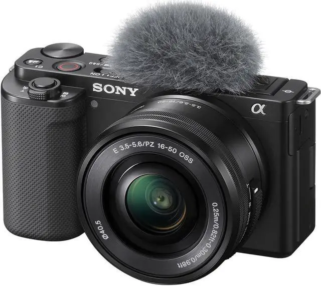Alt view image 2 of 4 - Sony ZV-E10 Mirrorless Camera with 16-50mm Lens + 64GB Card + Filter + More