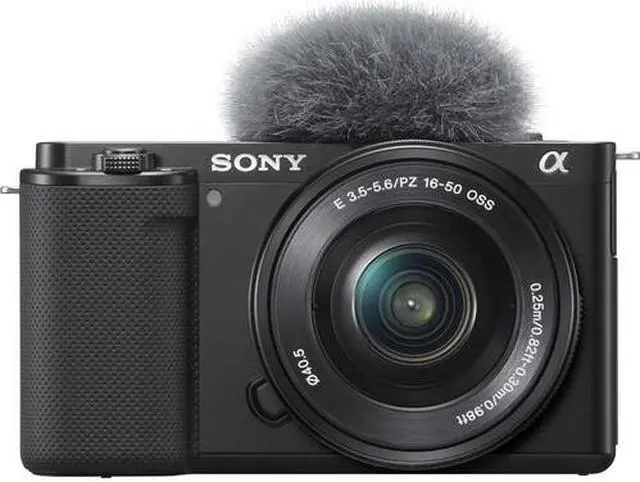 Alt view image 4 of 4 - Sony ZV-E10 Mirrorless Camera with 16-50mm Lens + 64GB Card + Filter + More
