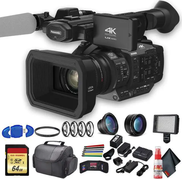 Alt view image 6 of 11 - Canon Vixia HF G70 UHD 4K Camcorder + 64GB Memory Card + Bag + More