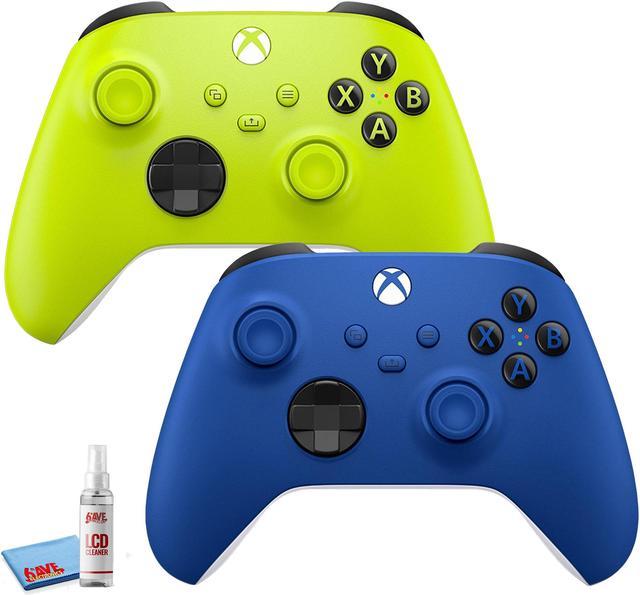 2-Pack Microsoft Xbox Wireless Controllers for Xbox Series X, Xbox Series  S, Xbox One, Windows Devices - (Shock Blue & Electric Volt)