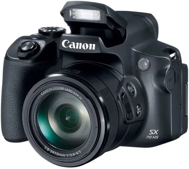 Alt view image 4 of 4 - Canon PowerShot SX70 HS 20.3 MP Digital Camera - Black