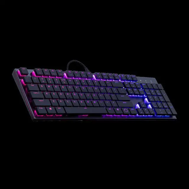 Main image of Cooler Master SK650 Mechanical Keyboard with Cherry MX Low Profile Switches in Brushed Aluminum Design