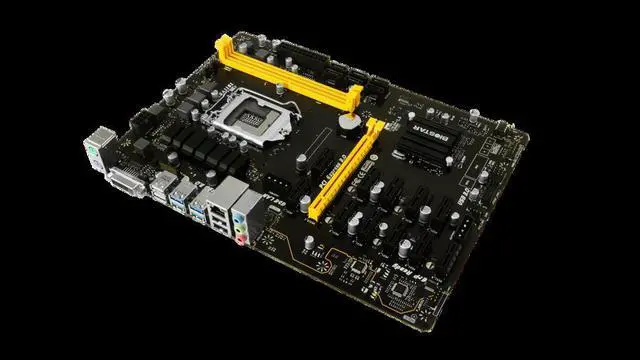 Alt view image 5 of 5 - AVGPC mining kit Intel CPU and Memory with Biostar TB250-BTC PRO Core i7/i5/i3 LGA1151 Intel B250 DDR4 Supports 6 AMD and 6 NVIDIA Graphics Cards