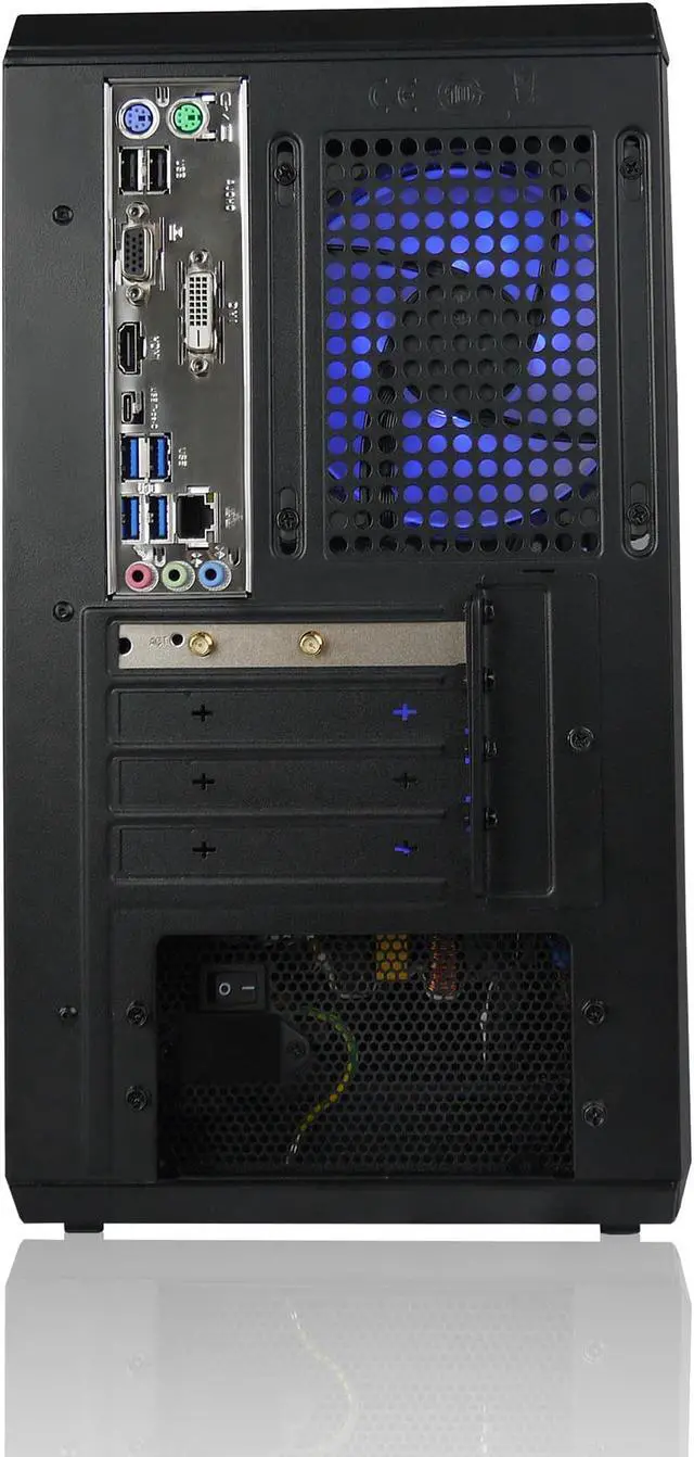Alt view image 4 of 4 - AVGPC Q-Box Series Gaming PC - Ryzen 5 5600G 3.9 GHz, Radeon Integrated Graphics, 8GB 3200MHz DDR4, 480GB SSD, 120mm Liquid Cooler, ARGB Fans, Wifi/AC, Q300L Case, Windows 10