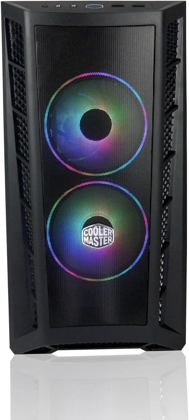 Alt view image 3 of 4 - AVGPC Quiet Series Gaming PC - Intel i5-12400F 2.5GHz, GTX 1050Ti 4GB, 8GB 3200MHz DDR4, 480GB SSD, 240mm Liquid Cooler, ARGB Fans, Wifi/AC, MB320L/MB311 Case, Windows 10