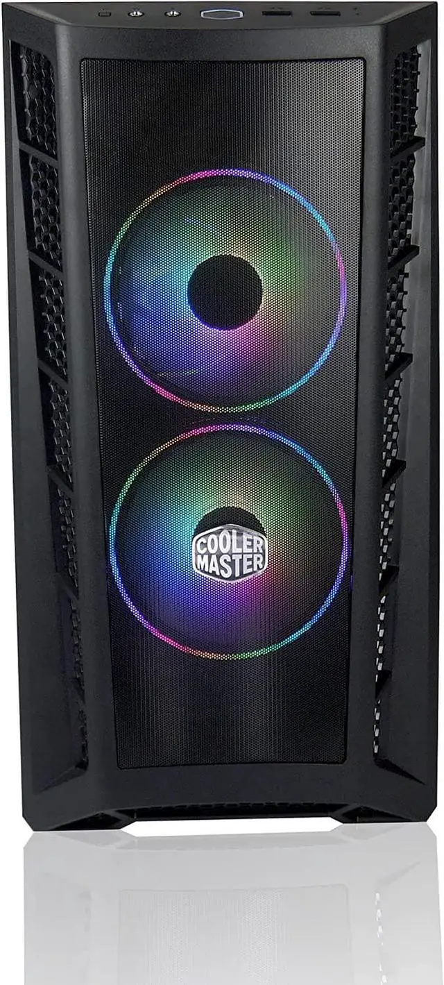 Alt view image 2 of 7 - AVGPC Quiet Series Gaming PC - Intel i5-10400F 2.9GHz, GTX 1650 4GB, 16GB 3200MHz DDR4, 1TB NVME M.2 SSD, Heatpipe Hyper 212 Cooler, ARGB Fans, Wifi/AC, MB320L/MB311 Case, Windows 10