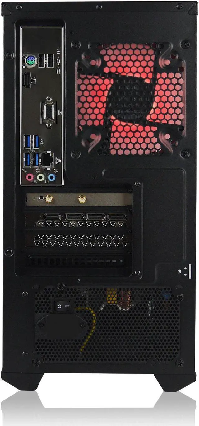 Alt view image 3 of 4 - AVGPC Hellfire Series Gaming PC - Ryzen 7 5700X 3.8 GHz, RTX 3060 12GB, 16GB 3200MHz DDR4, 1TB NVME M.2 SSD, Hyper 212 RGB Cooler, ARGB Fans, Wifi/AC, MasterBox Lite TG 3.1 Case, Windows 10 Home