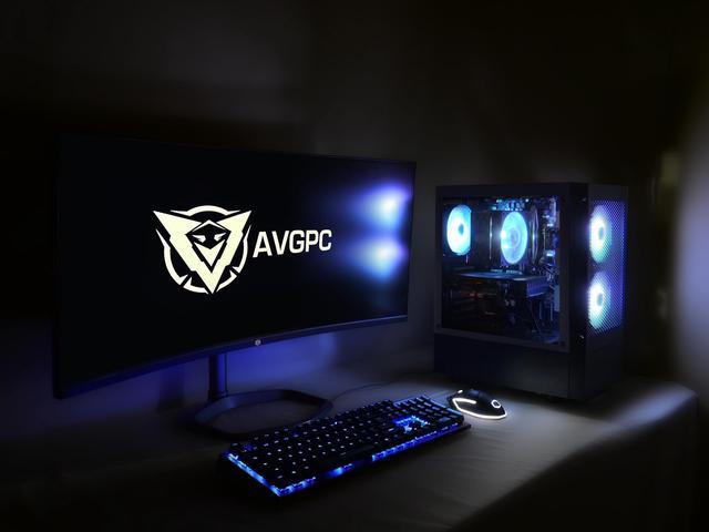 Alt view image 5 of 5 - AVGPC Max Gaming PC - Intel® Core i5-10600KF, Hyper 212 RGB Cooler,16GB 3200Mhz DDR4, RX 6600 8GB, 1TB M.2 NVMe SSD, Windows 11, WiFi/AC