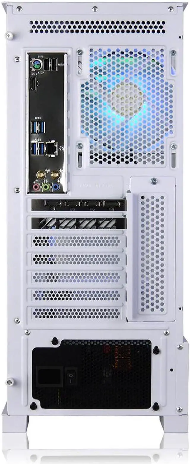 Alt view image 6 of 7 - AVGPC Whirlwind Gaming PC | Intel i7 14700KF | RTX 4070 Super | 32GB 6000MHz DDR5 | 2TB NVME M.2 SSD | 360MM AIO Liquid Cooling | WiFi/AC | Tempered Glass Case White | Windows 11 Home