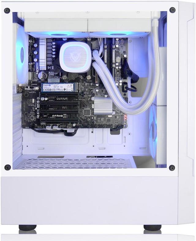 Alt view image 2 of 4 - AVGPC Max Gaming PC - AMD Ryzen 5 8500G 6-Core AM5 CPU, AMD Radeon 740M Graphics, 16GB MHz DDR5, 1TB M. 2 NVMe SSD, 240MM AIO Liquid Cooler, ARGB Fans, Wifi/AC, MAX air-flow m-ATX Case, Windows 11