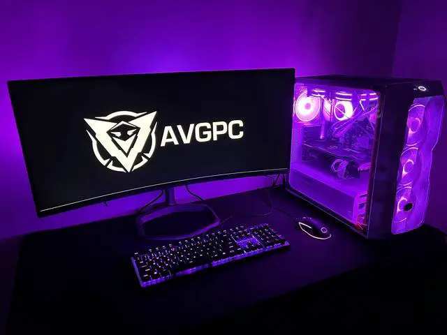 Alt view image 4 of 6 - AVGPC Blizzard Gaming PC - AMD Ryzen 7 7800X3D, Radeon RX 9070 XT 16G, 32GB 6000MHz DDR5, 2TB NVME M.2 SSD, 360mm Liquid Cooler, ARGB Fans, Wifi/AC, White Case, Windows 11