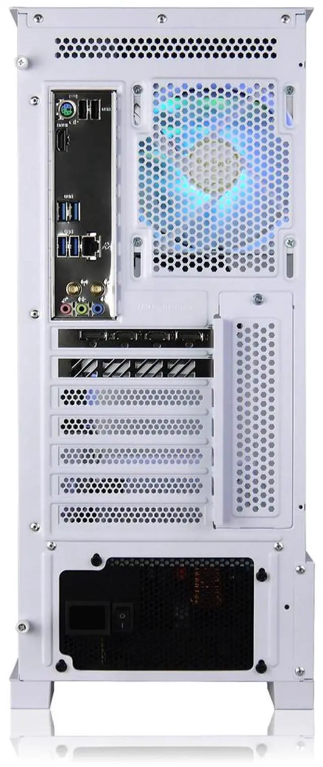 Alt view image 6 of 7 - AVGPC Whirlwind Gaming PC | AMD Ryzen 7 9700X Zen5 | Nvidia Geforce RTX 5070| 32GB 6000MHz DDR5 | 1TB NVME M.2 SSD | 360MM AIO Liquid Cooling | WiFi/AC |  Windows 11 Home White