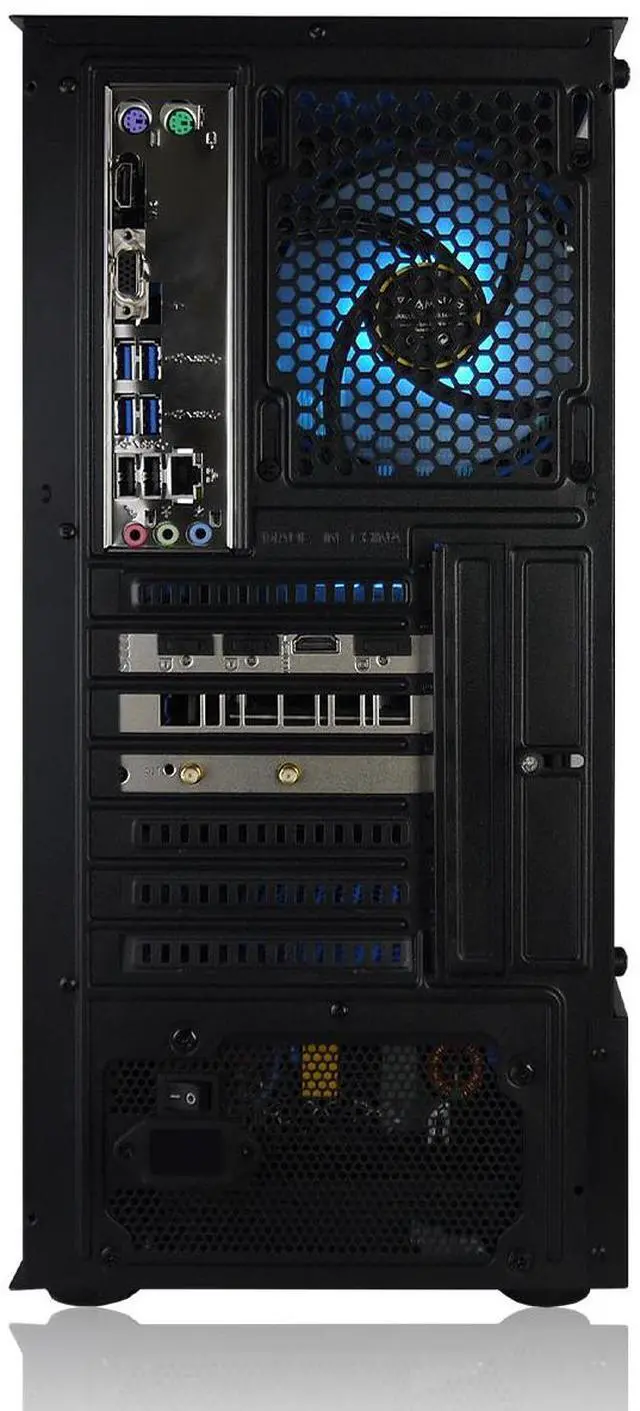 Alt view image 3 of 5 - AVGPC Max Gaming PC - Intel I5 11400F, Nvidia GeForce RTX 5060, 16GB RAM, 1TB M.2 NVMe SSD, Windows 11 Home Black