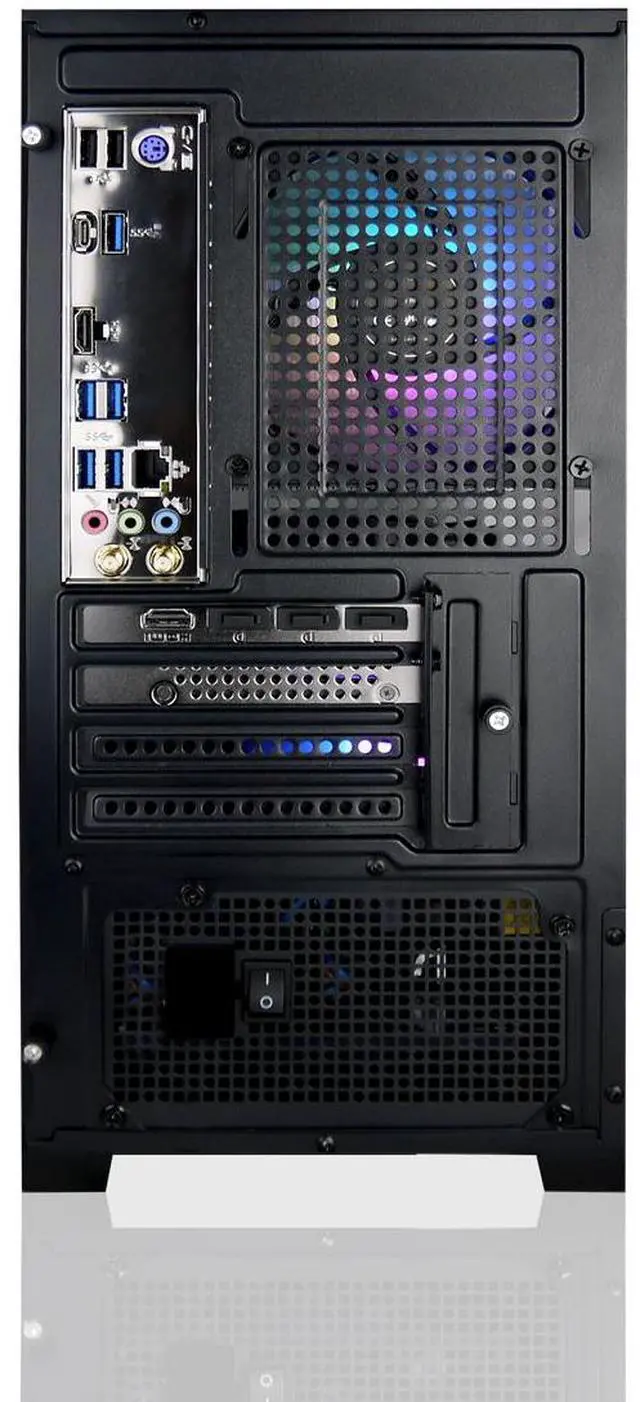 Alt view image 4 of 4 - AVGPC Mini-X Gaming PC - AMD Ryzen 7 5700X 4.6 GHz, Nvidia 5060Ti 16G VRAM, 32GB 3200MHz DDR4 RAM, 1TB NVME M.2 SSD, Hyper 212 Cooler, Wifi/AC, black Case, Windows 11