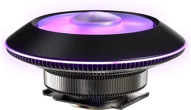 Main image of Cooler Master MasterAir G100M RGB Top Down Low Profile Mini ITX CPU Air Cooler, Copper Heat Column Base, Aluminum Fins, 92mm RGB Ring Fan, RGB Lighting for AMD Ryzen/Intel LGA1200/1151