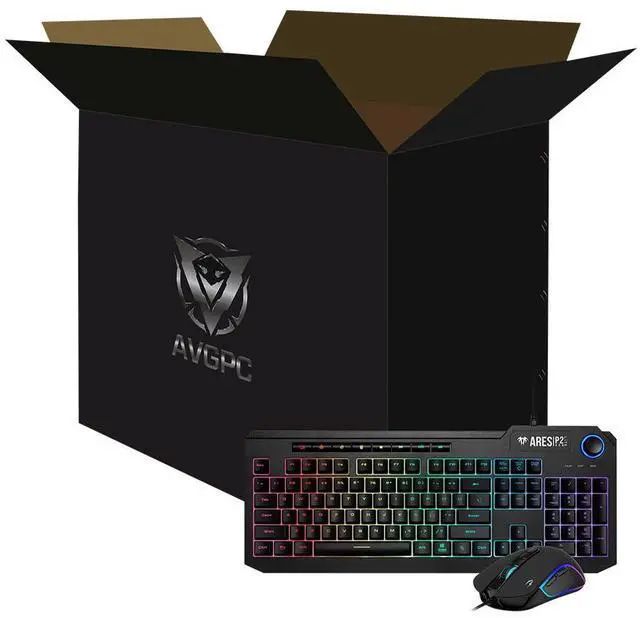 Alt view image 7 of 7 - AVGPC Hellfire Gaming PC AMD Ryzen 7 5700X; GeForce RTX 5070 12GB; 32GB DDR4 RAM; 1 TB NVME M.2 SSD; 360mm AIO Liquid Cooler; ARGB Fans; WiFi/AC ; Dual Chamber Case; Windows 11 Home