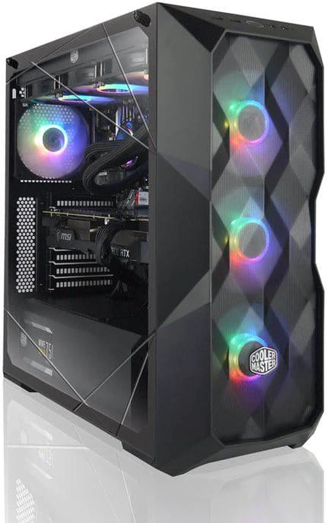 AVGPC Blizzard Gaming PC - Intel Core i9 11900KF NVIDIA GeForce RTX 5060 Ti, 32GB DDR4, 1TB NVME M.2 SSD, 360mm Liquid Cooler, ARGB Fans, Wifi/AC, TD500 Mesh Black Case, Windows 11 Home