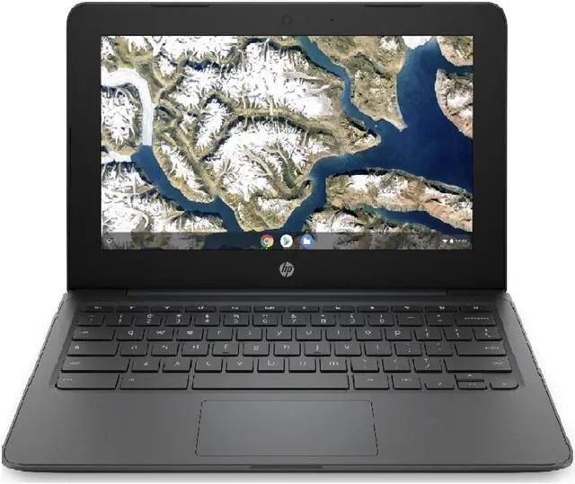 Main image of HP Chromebook 11a-nb0013dx 11.6" 4GB 32GB eMMC Celeron® N3350 2.4GHz ChromeOS, Ash Gray