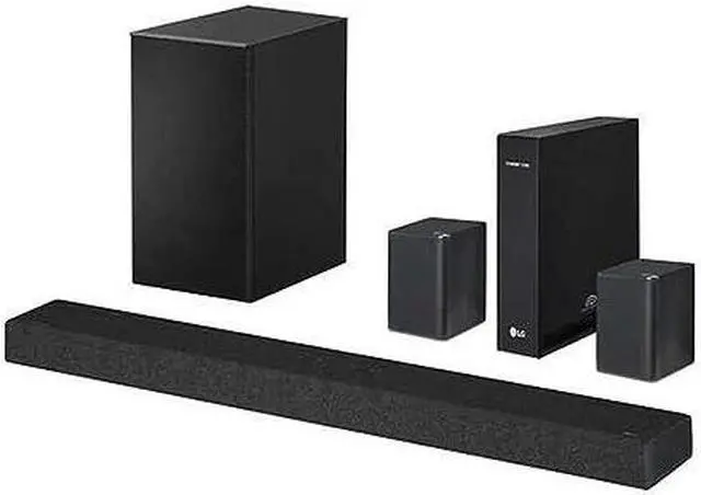 Alt view image 5 of 7 - LG 3.1-Ch 420W Soundbar System with Wireless Subwoofer & Dolby Atmos, Black