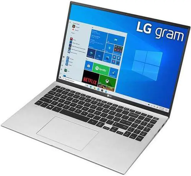Alt view image 2 of 4 - LG Gram 16Z90P-N.APS5U1 16" Rugged Notebook - Intel Core i7 (10th Gen) - 16 GB RAM - 512 GB SSD - Dark Silver