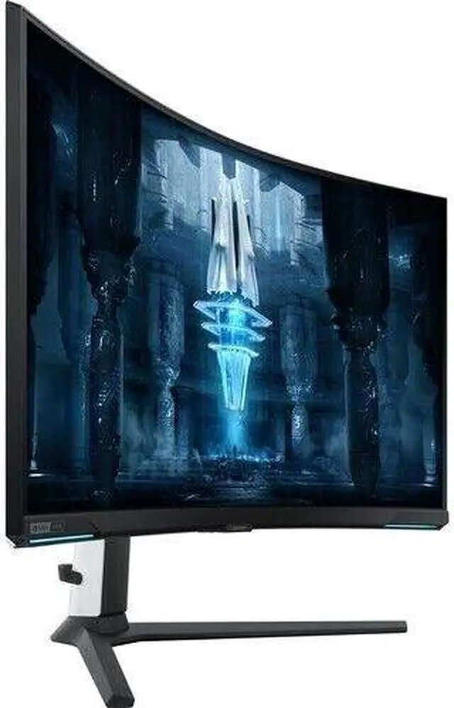 Alt view image 8 of 8 - SAMSUNG 32" Odyssey Neo G7 4K UHD 165Hz 1ms G-Sync 1000R LS32BG752NNXGO - BLACK