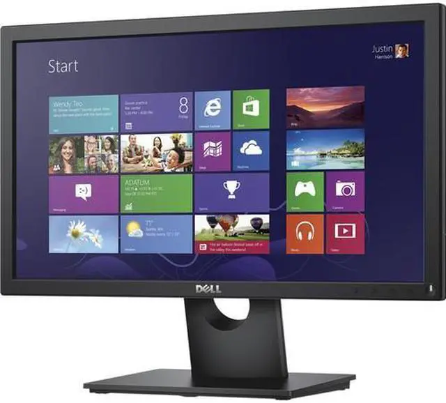 Alt view image 16 of 17 - Dell E2016HV Black 20" LCD TN Monitor, 1600 x 900, 600:1, 200cd/m2, D-Sub, VESA Mountable