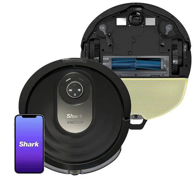 Main image of Shark AI Robot Vacuum & Mop, Home Mapping, Perfect for Pets, Wifi, Works with Alexa, Black/Gold