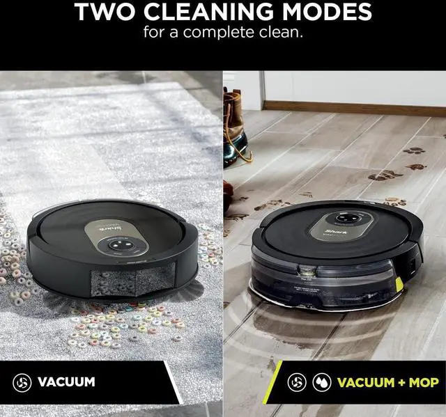 Alt view image 2 of 3 - Shark AI Robot Vacuum & Mop, Home Mapping, Perfect for Pets, Wifi, Works with Alexa, Black/Gold