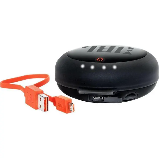 Alt view image 3 of 3 - JBL Headphone Charging Case for Wireless Bluetooth in-Ear Headphones - Black