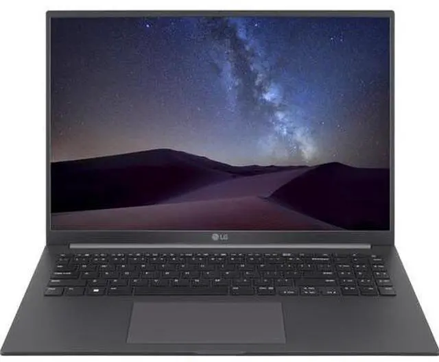 Alt view image 2 of 15 - LG Ultra PC U 16U70R-N.APC5U1 16" Notebook - WUXGA - 1920 x 1200 - AMD Ryzen 5 7530U Hexa-core (6 Core) 2 GHz - 16 GB Total RAM - 16 GB On-board Memory - 512 GB SSD - Charcoal Gray - AMD Chip - W