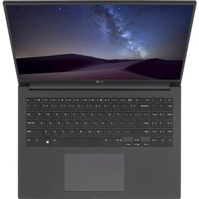 Alt view image 15 of 15 - LG Ultra PC U 16U70R-N.APC5U1 16" Notebook - WUXGA - 1920 x 1200 - AMD Ryzen 5 7530U Hexa-core (6 Core) 2 GHz - 16 GB Total RAM - 16 GB On-board Memory - 512 GB SSD - Charcoal Gray - AMD Chip - W