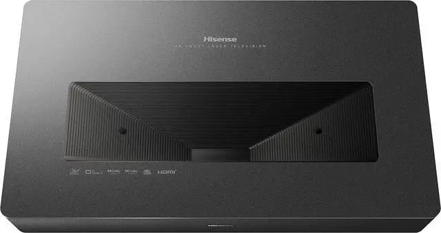 Alt view image 4 of 4 - Hisense L5H 2700-Lumen UHD 4K Ultra Short-Throw Laser Smart Home Theater Projector, Black