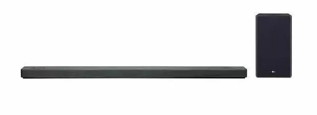 Alt view image 2 of 4 - LG Sound Bar Sc9S, 3.1.3 Ch, 400W Atmos Soundbar, Black