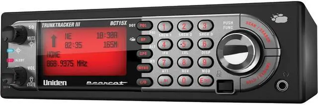 Main image of Uniden BearTracker Scanner (BCT15X) with 9,000 Channels, TrunkTracker, Black