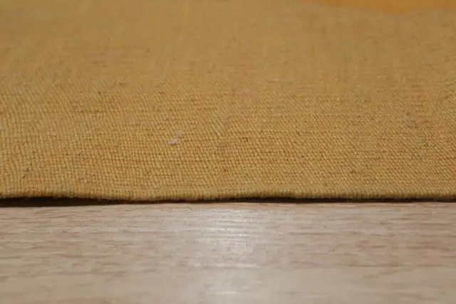 Alt view image 4 of 4 - Handwoven Wool Beige Contemporary Modern Modern Flat Weave Rug, Made in India