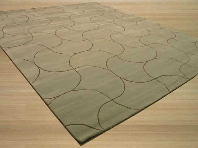 Alt view image 8 of 9 - Hand Tufted Santana Abstract Wool Rug (5' x 8')