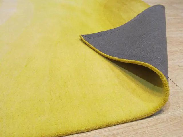 Alt view image 4 of 5 - EORC T180YL5X8 Hand-tufted Wool Desertland Rug, 5' x 8', Yellow