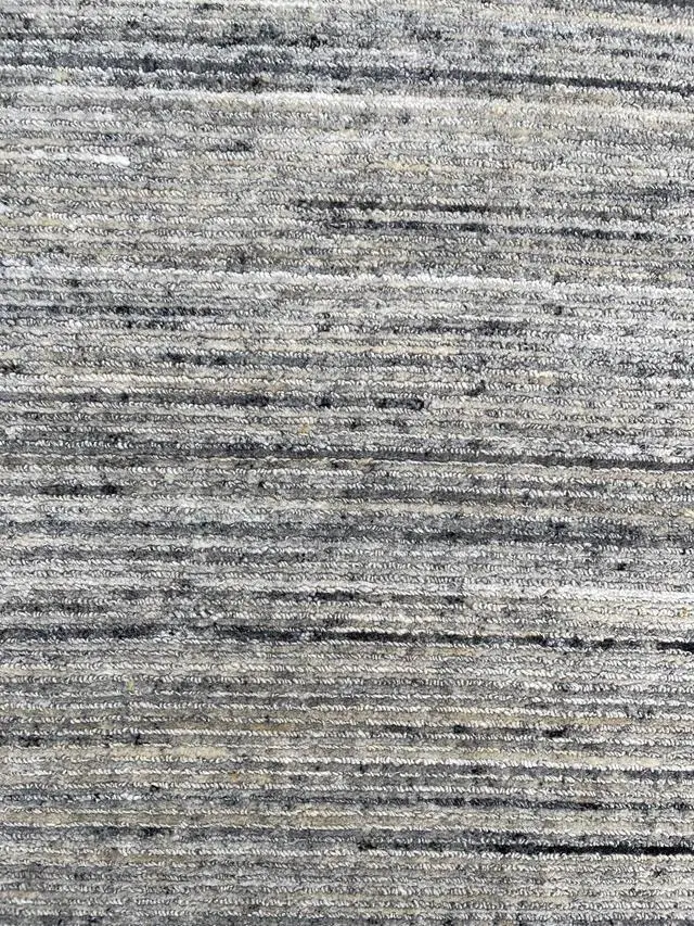 Alt view image 5 of 7 - Durable and Stylish Hand-Knotted Wool NATURAL IVORY Modern Contemporary Lori Baft Gabbeh Solid Color Rectangular Area Rugs